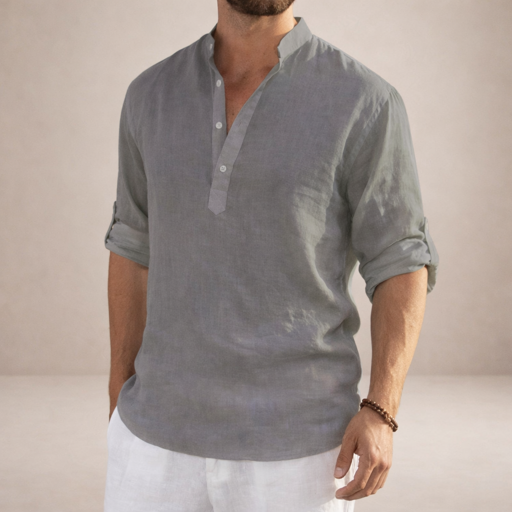 HUGO LAURENT™ | Stand Collar Shirt