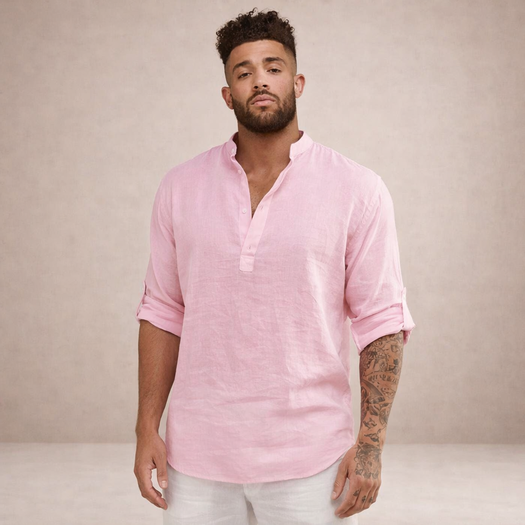 HUGO LAURENT™ | Stand Collar Shirt