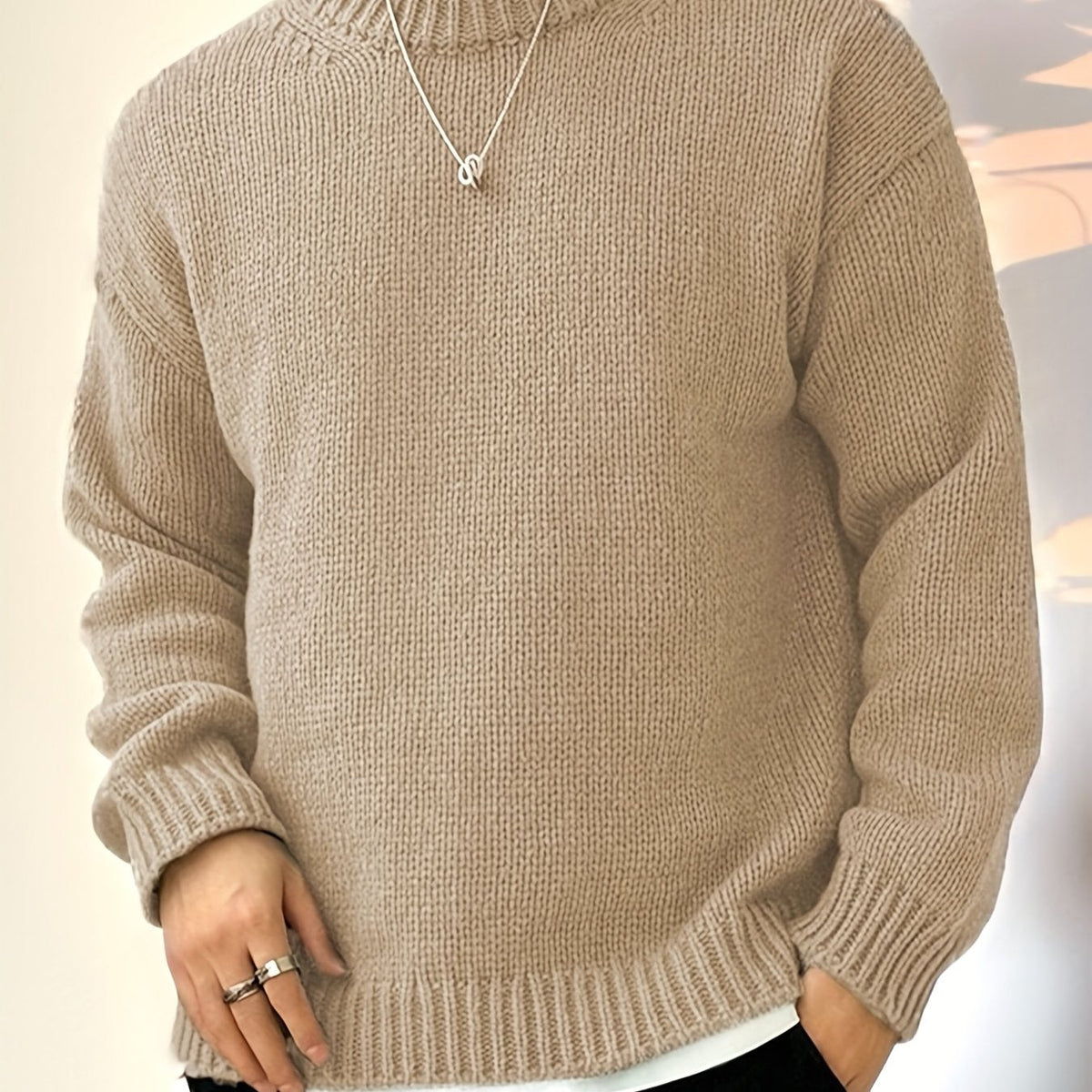 HUGO LAURENT™ | MEN'S CREW-NECK KNIT SWEATER