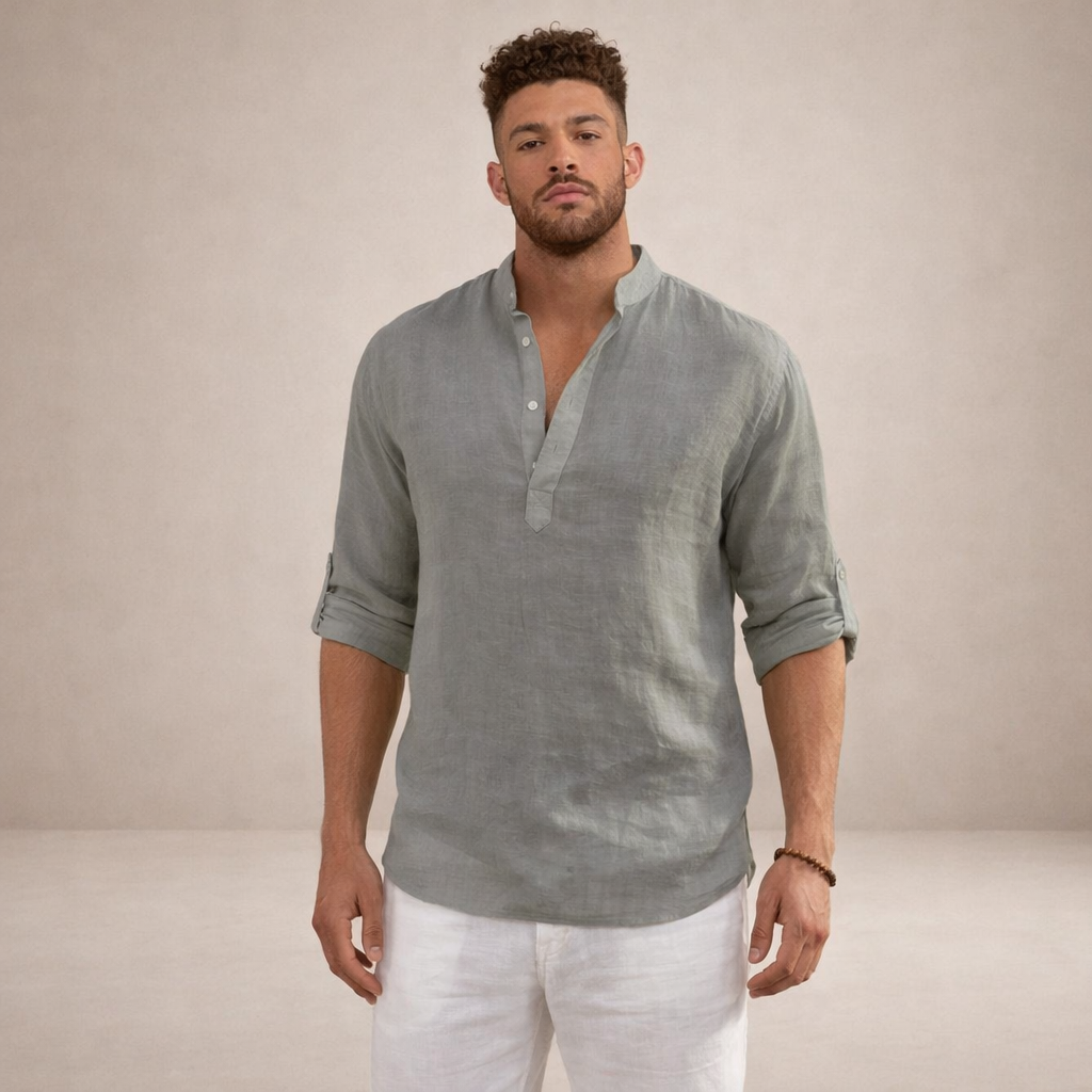 HUGO LAURENT™ | Stand Collar Shirt