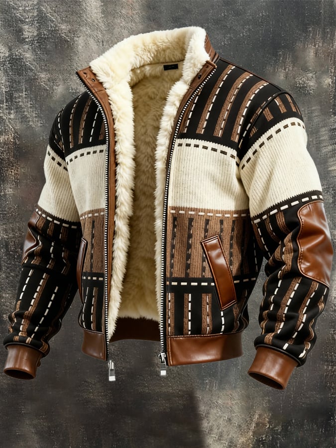 HUGO LAURENT™ | Retro Fleece-Lined Jacket