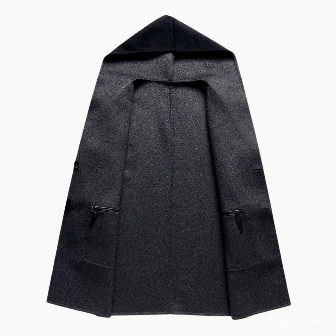 HUGO LAURENT™ | Men's Hooded Wool Coat
