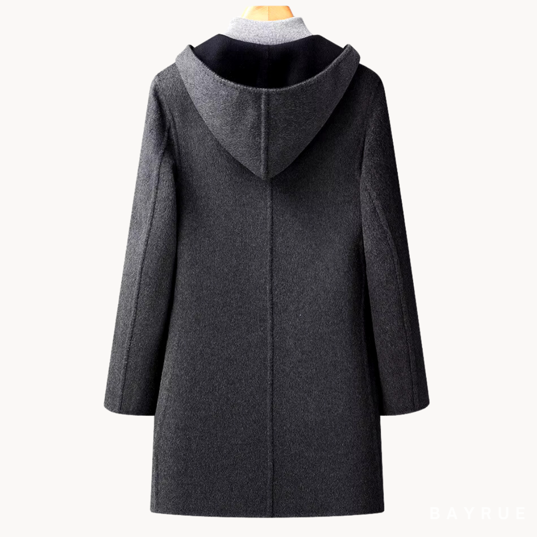 HUGO LAURENT™ | Men's Hooded Wool Coat