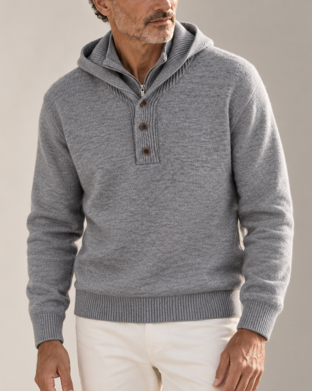 HUGO LAURENT™ | Philip Hooded Turtleneck Sweater