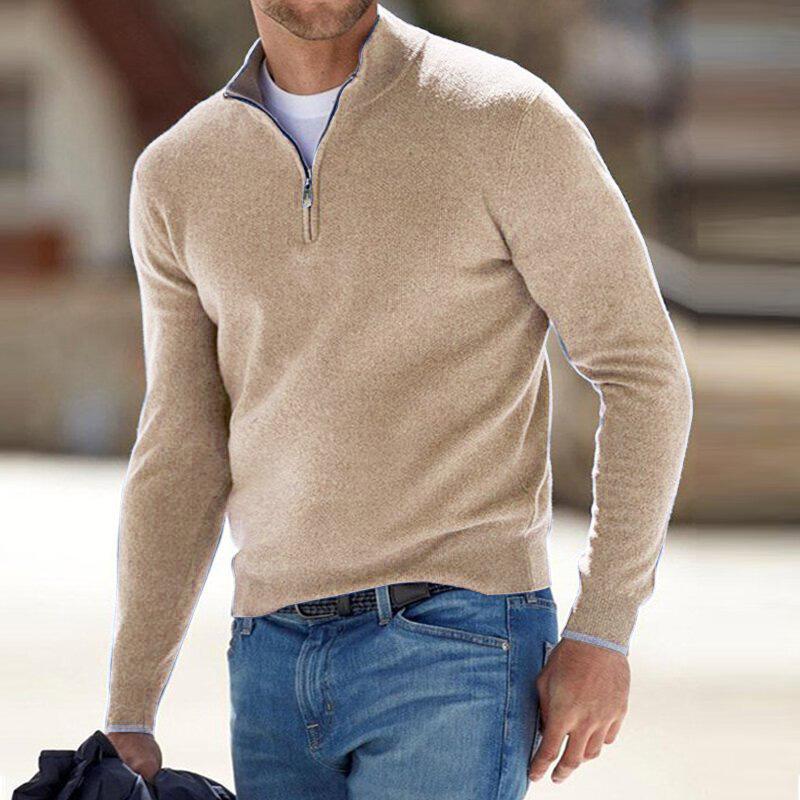 HUGO LAURENT | ZIP-UP PULLOVER FOR MEN