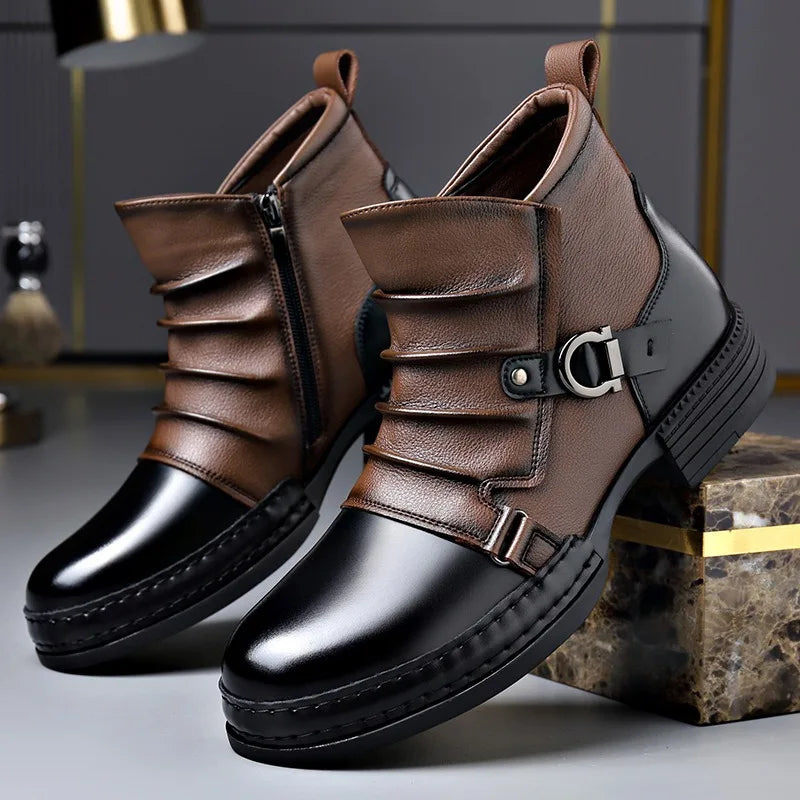 HUGO LAURENT™ | BUCKLE BOOTS FOR MEN