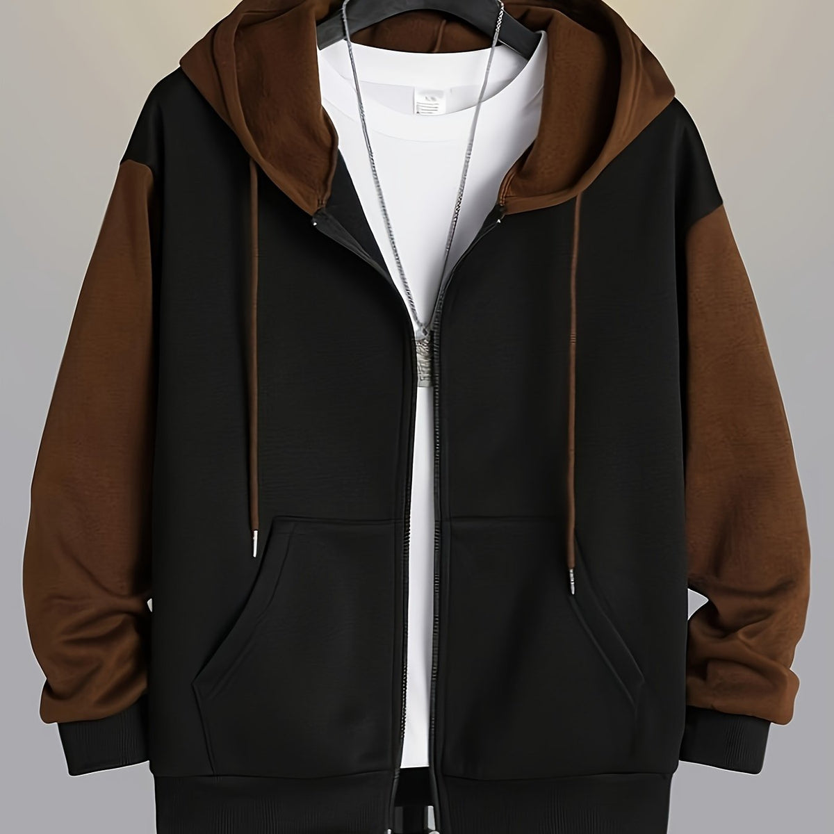 HUGO LAURENT™ | Colour-Block Zip-Up Hoodie