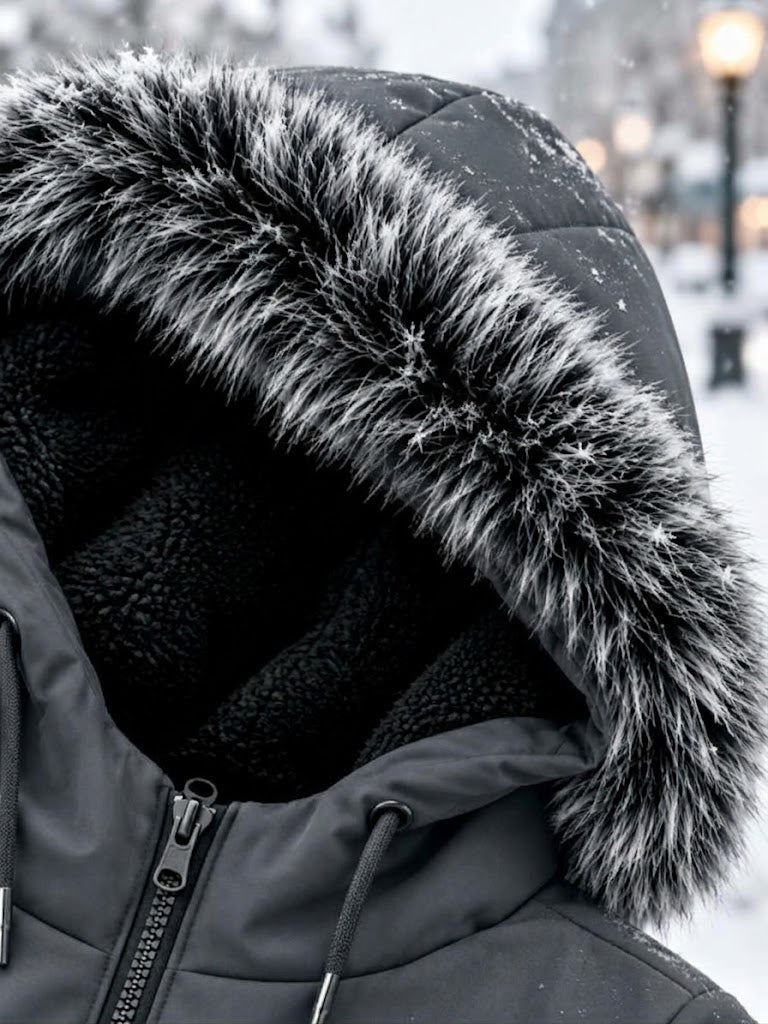HUGO LAURENT™ | Men's Windproof Hooded Thermal Mid-Length Parka Jacket