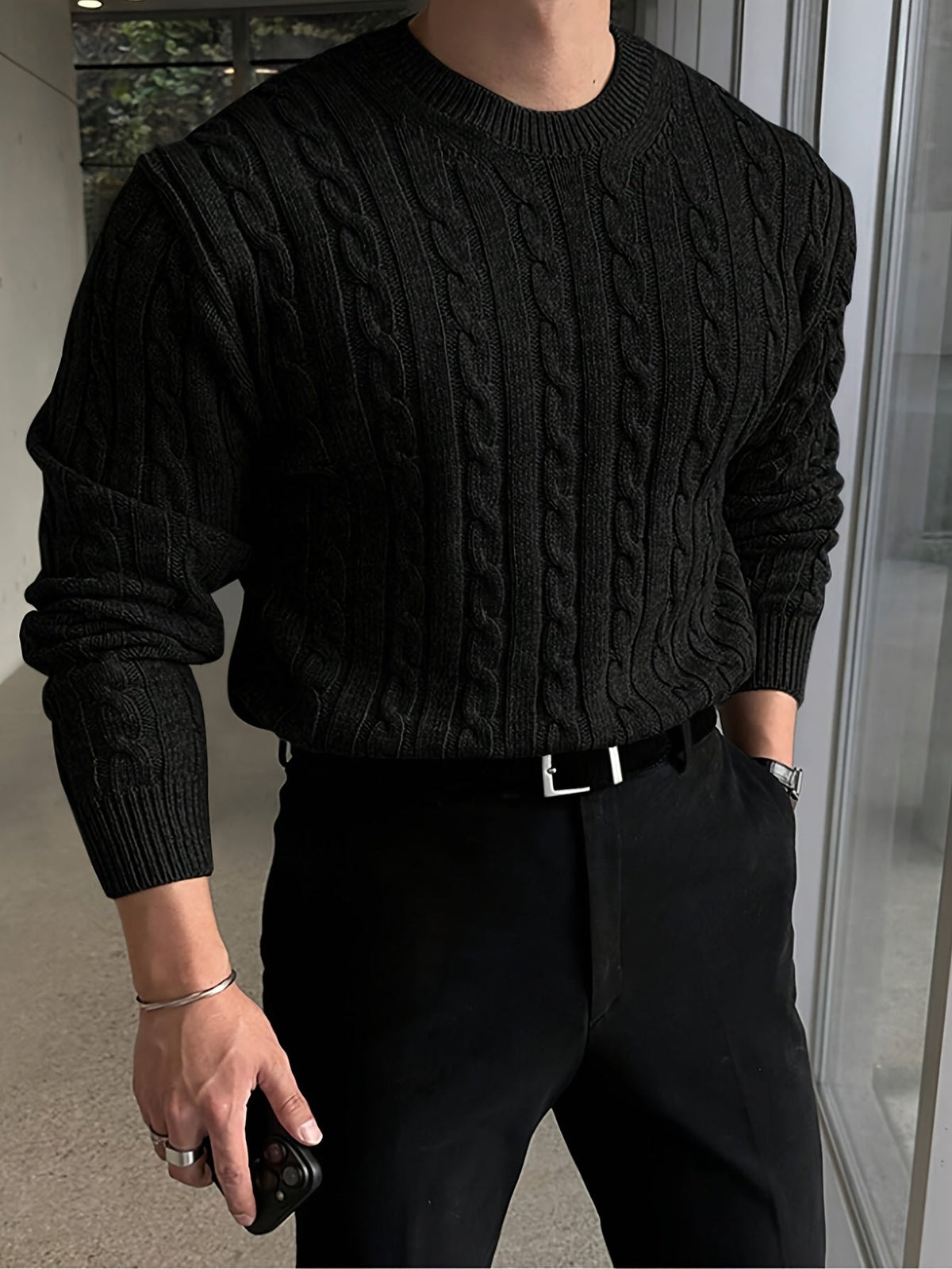 HUGO LAURENT™ | TWISTED KNIT SWEATER FOR MEN