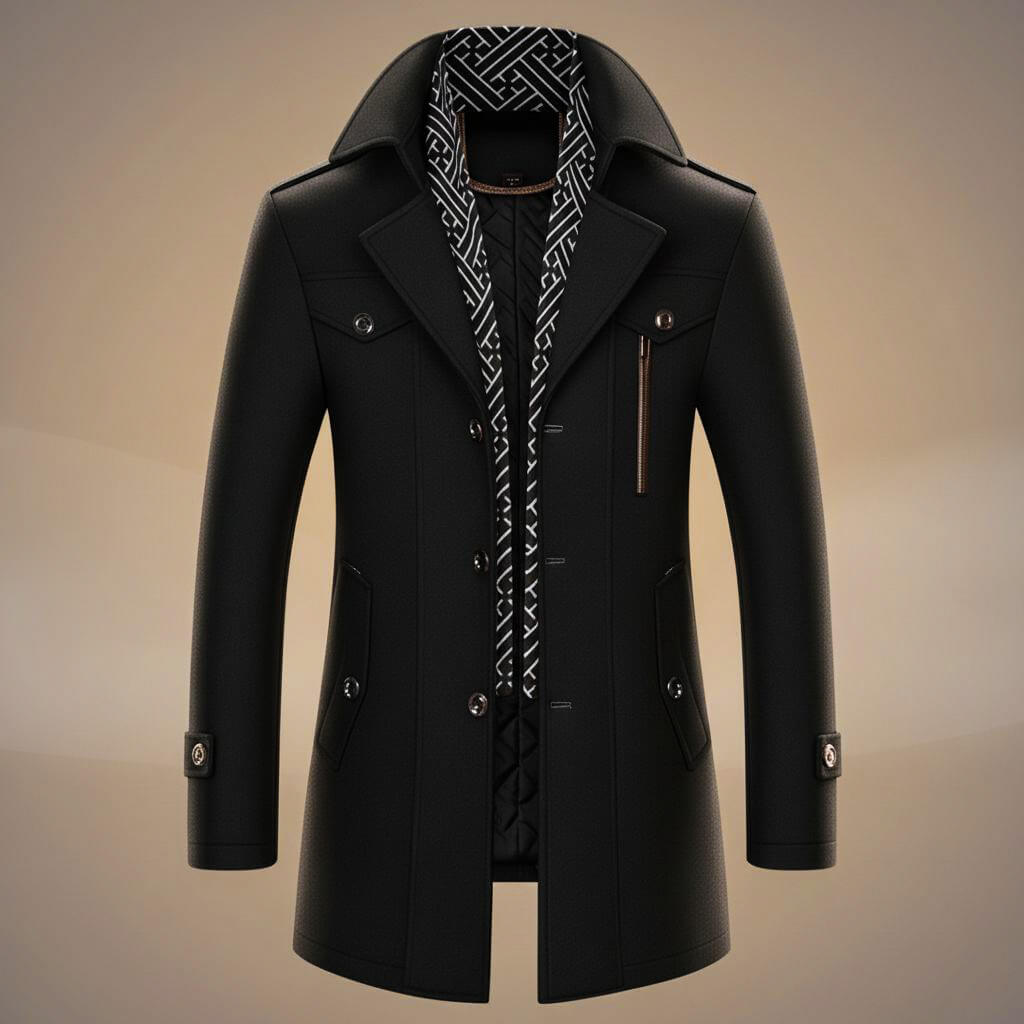 HUGO LAURENT™ | Kensworth Legacy Virgin Wool Coat