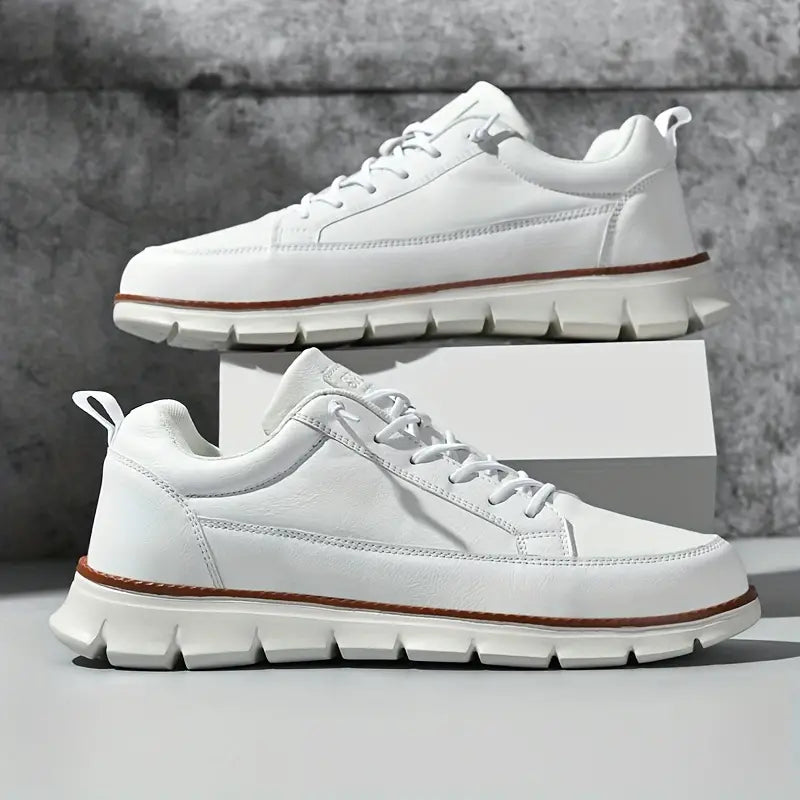 HUGO LAURENT | LEATHER SNEAKERS WITH SUPPORT