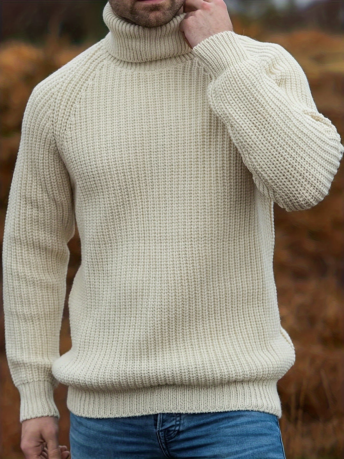 HUGO LAURENT™ | Alexander Warm Knitted Turtleneck Sweater for Winter