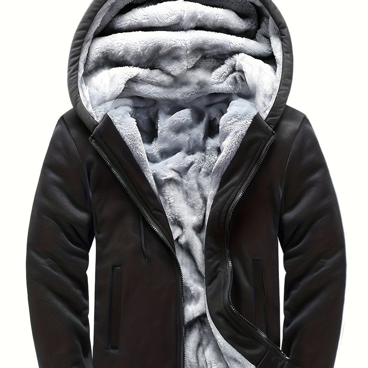 HUGO LAURENT™ | Men's Pattern Hooded Zip-Up Sweatshirt