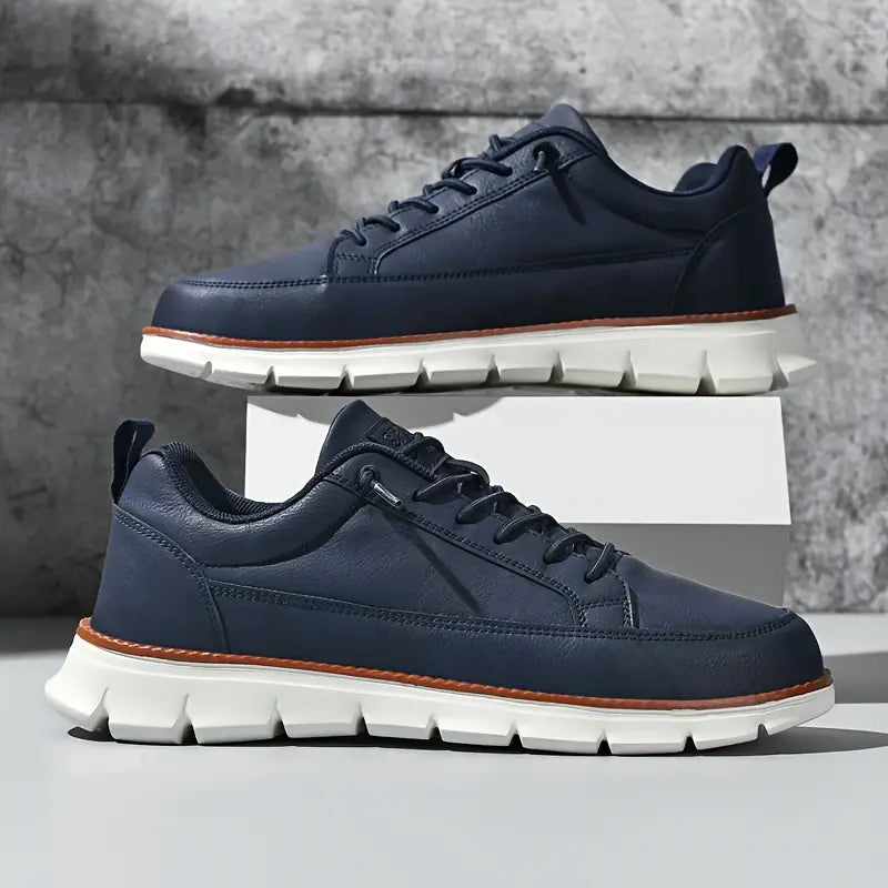 HUGO LAURENT | LEATHER SNEAKERS WITH SUPPORT