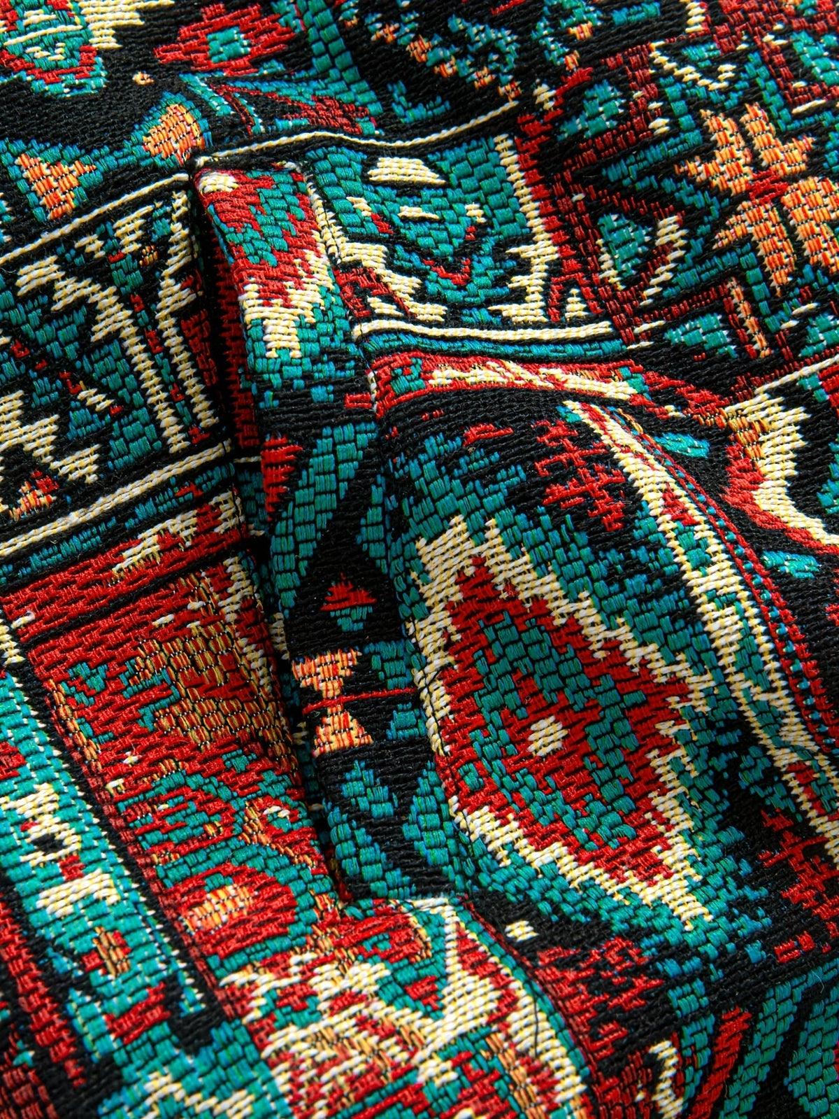 HUGO LAURENT™ | Patterned Lapel Zip Jacket