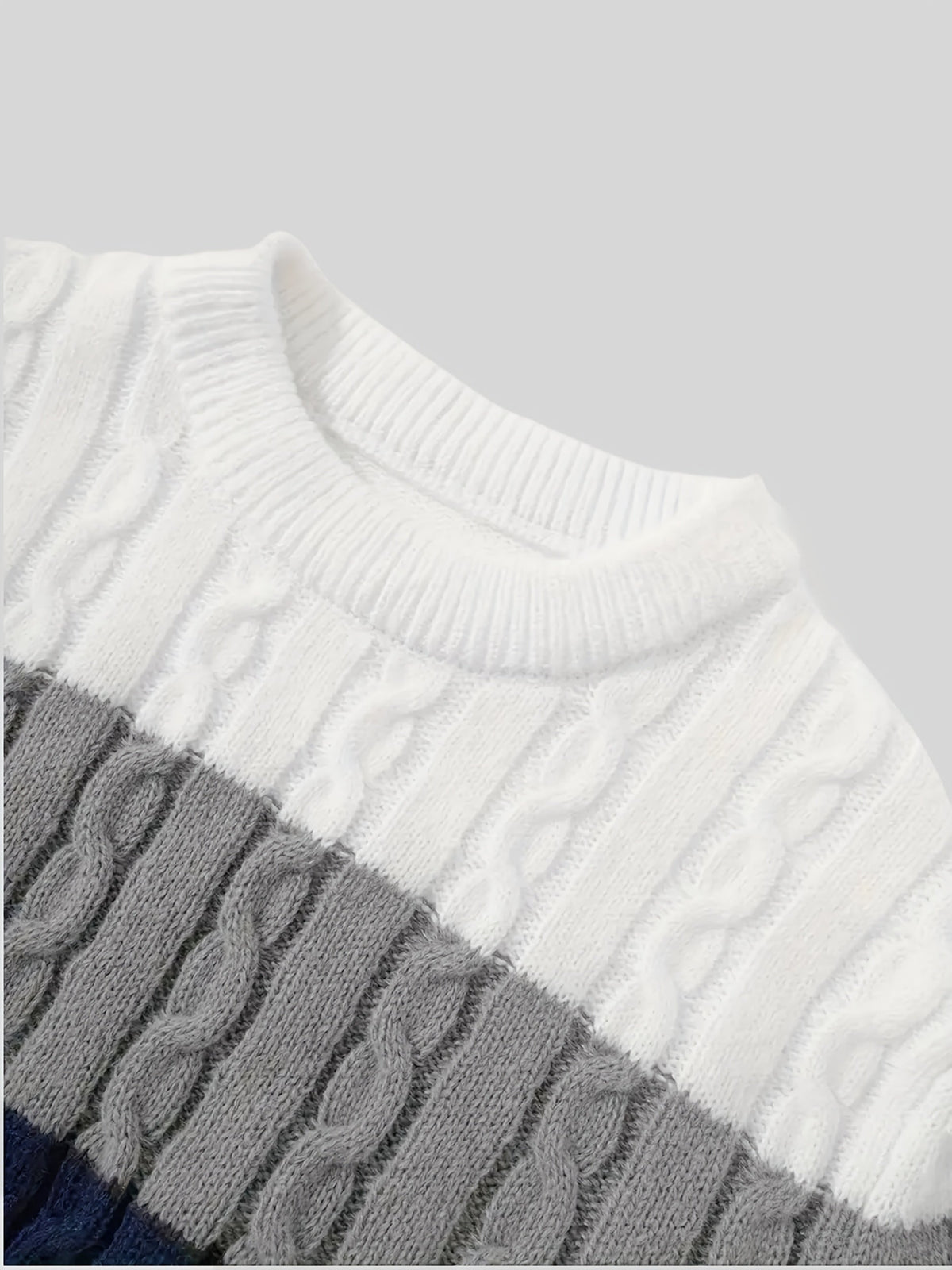 HUGO LAURENT™ | Textured Cable-Knit Sweater