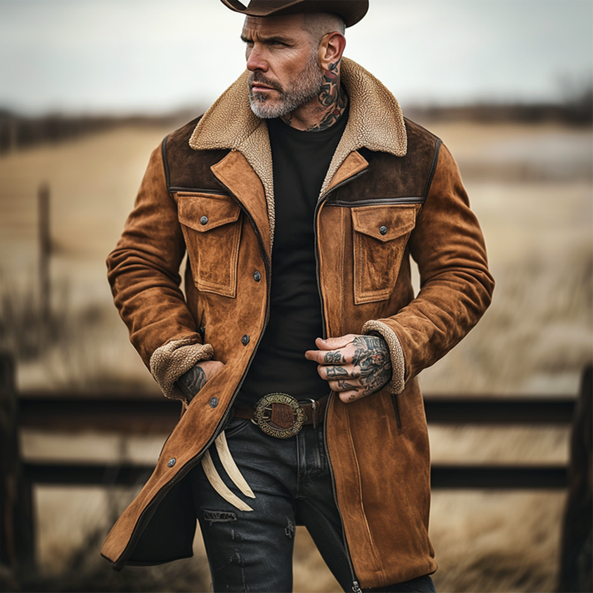 HUGO LAURENT | CLASSIC LONG COAT FOR MEN