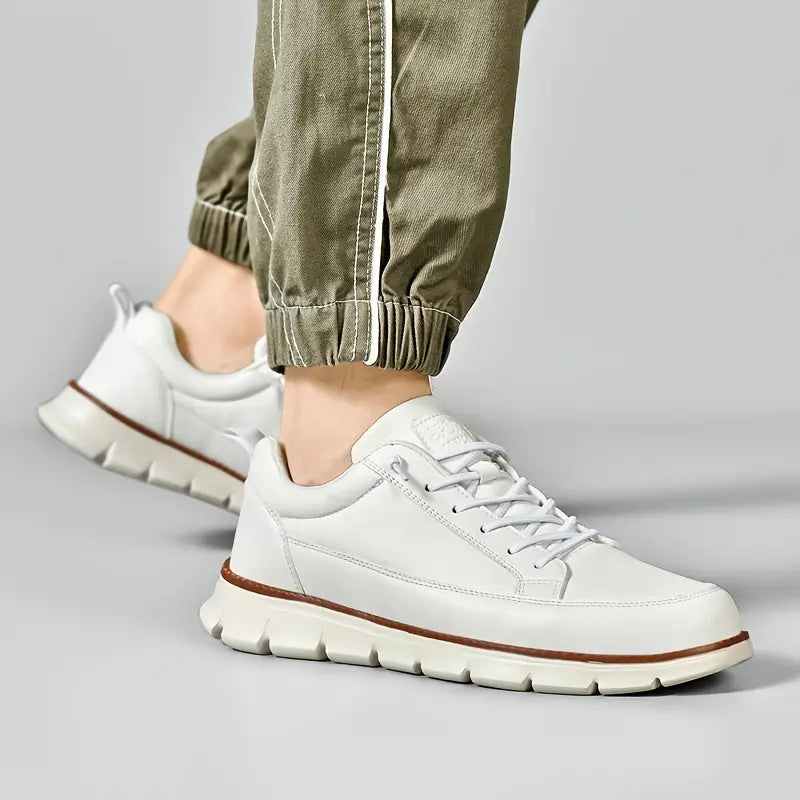 HUGO LAURENT | LEATHER SNEAKERS WITH SUPPORT