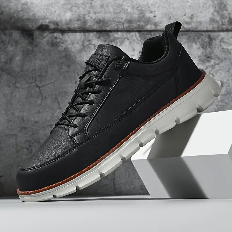 HUGO LAURENT | LEATHER SNEAKERS WITH SUPPORT