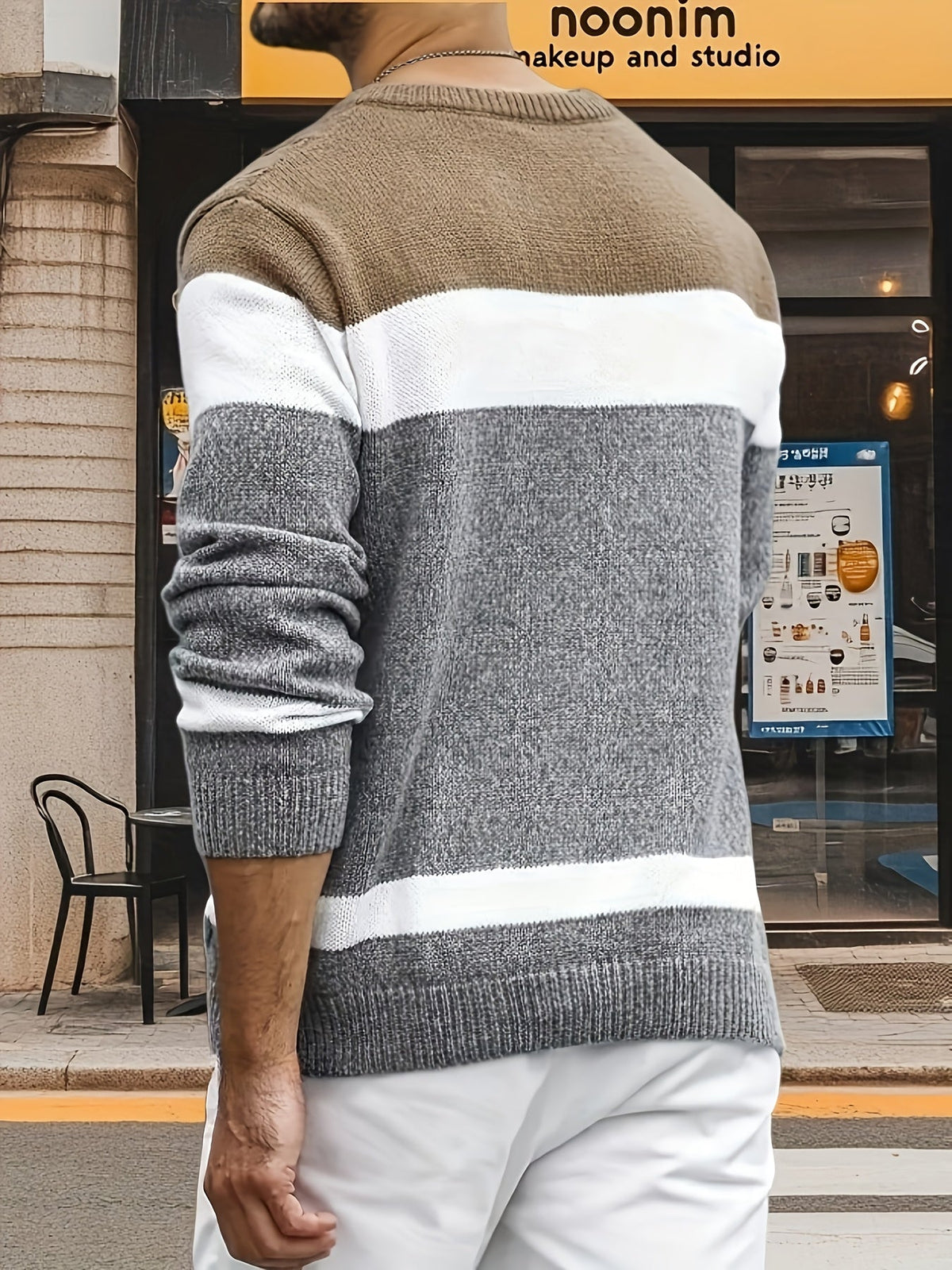 HUGO LAURENT™ | Textured Cable-Knit Sweater