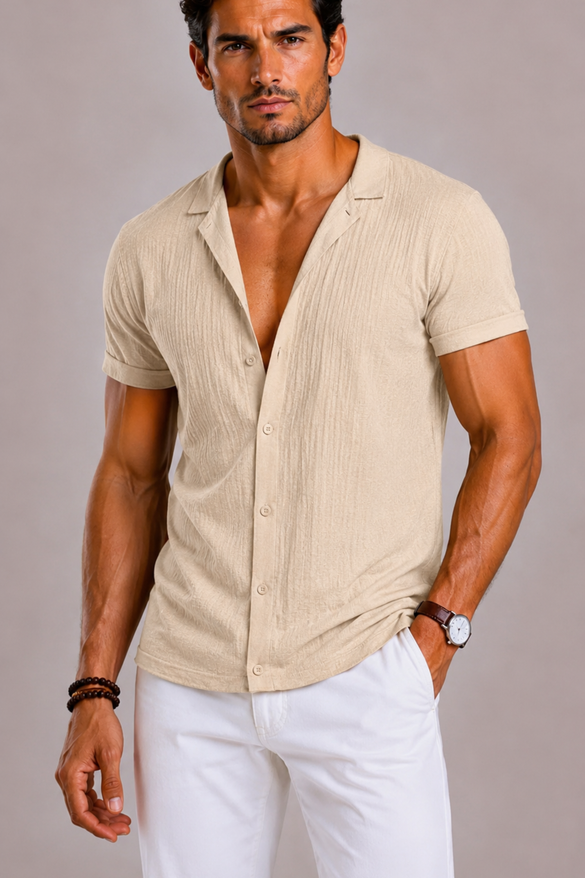 HUGO LAURENT™ | Ribbed Shirt