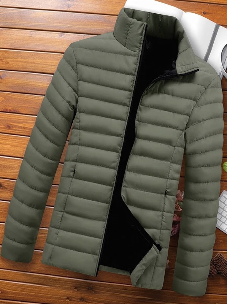 HUGO LAURENT™ | Lightweight Quilted Zip-Up Puffer Jacket