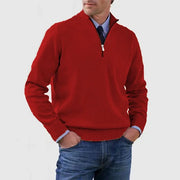 CASUAL HALF-ZIP SWEATER
