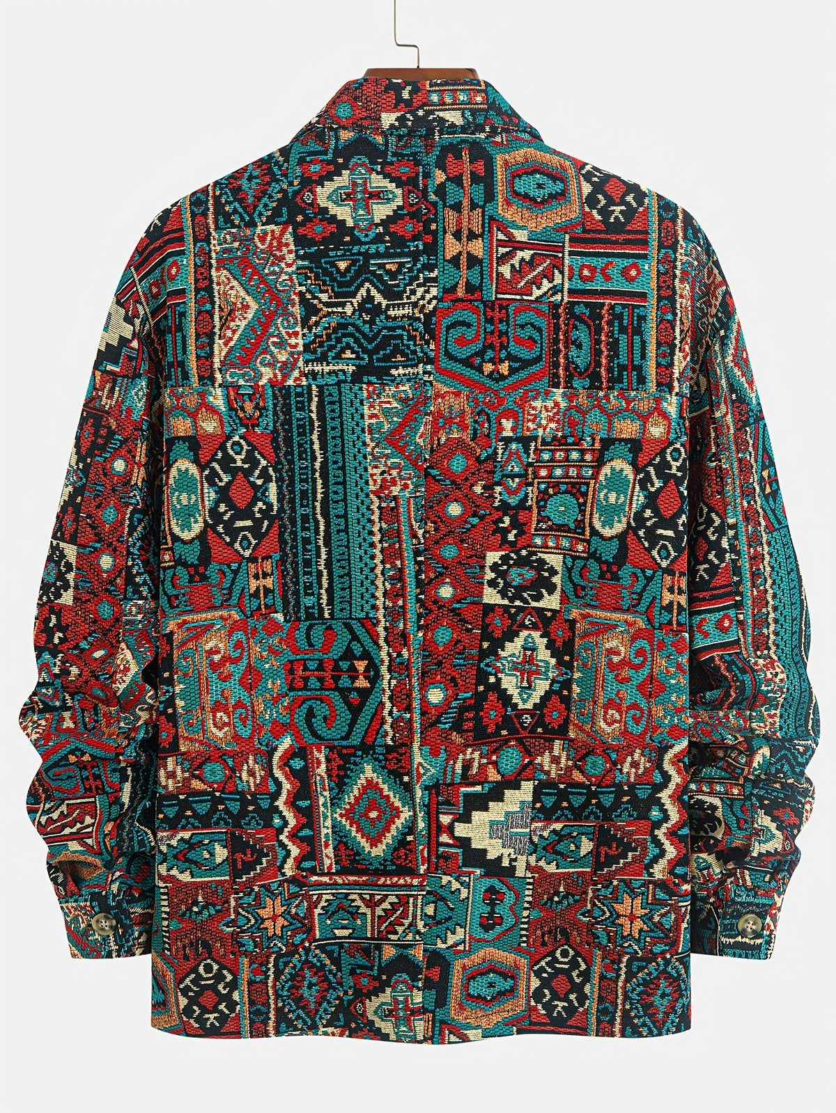 HUGO LAURENT™ | Patterned Lapel Zip Jacket