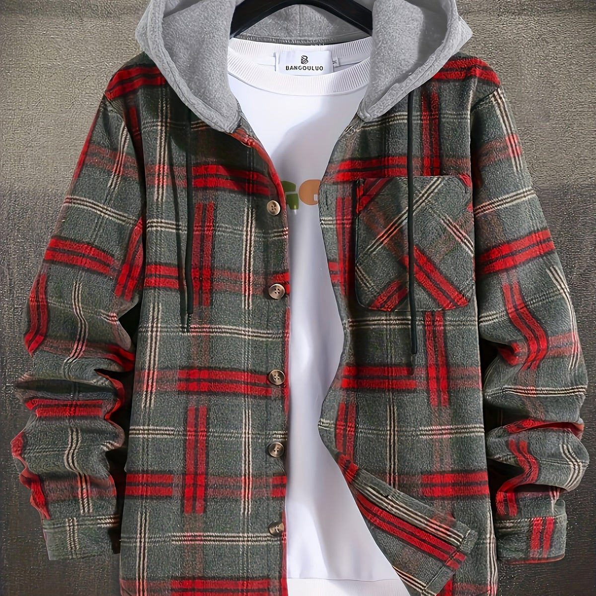 HUGO LAURENT™ | Christmas Hooded Plaid Jacket