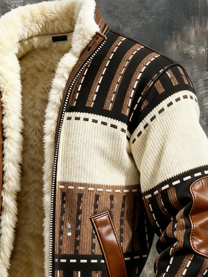 HUGO LAURENT™ | Retro Fleece-Lined Jacket