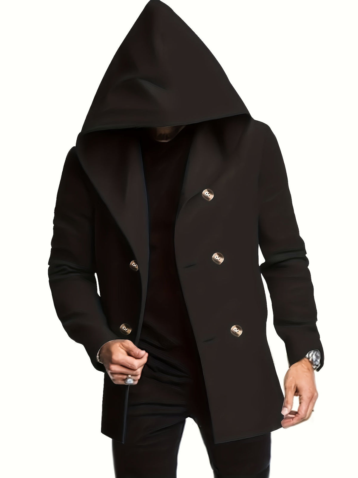 HUGO LAURENT™ | MEN'S HOODED MIDI COAT