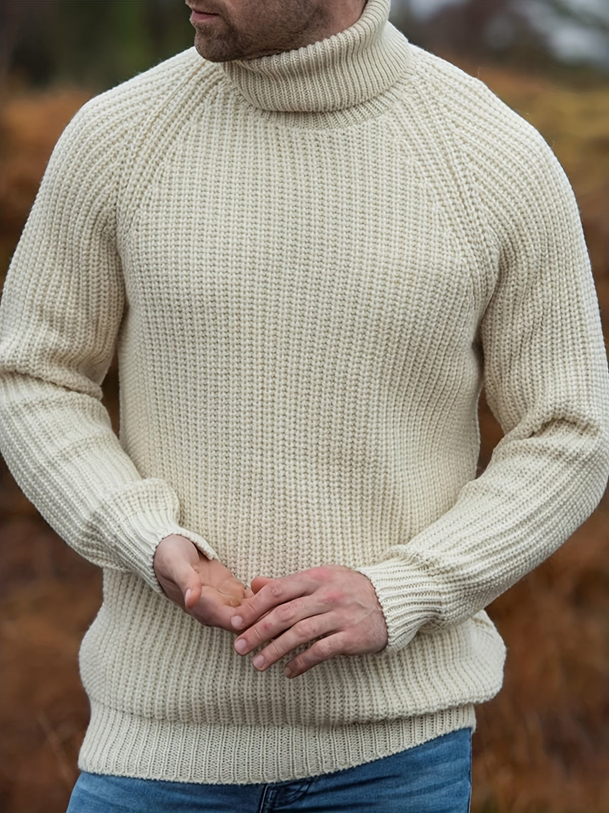 HUGO LAURENT™ | Alexander Warm Knitted Turtleneck Sweater for Winter