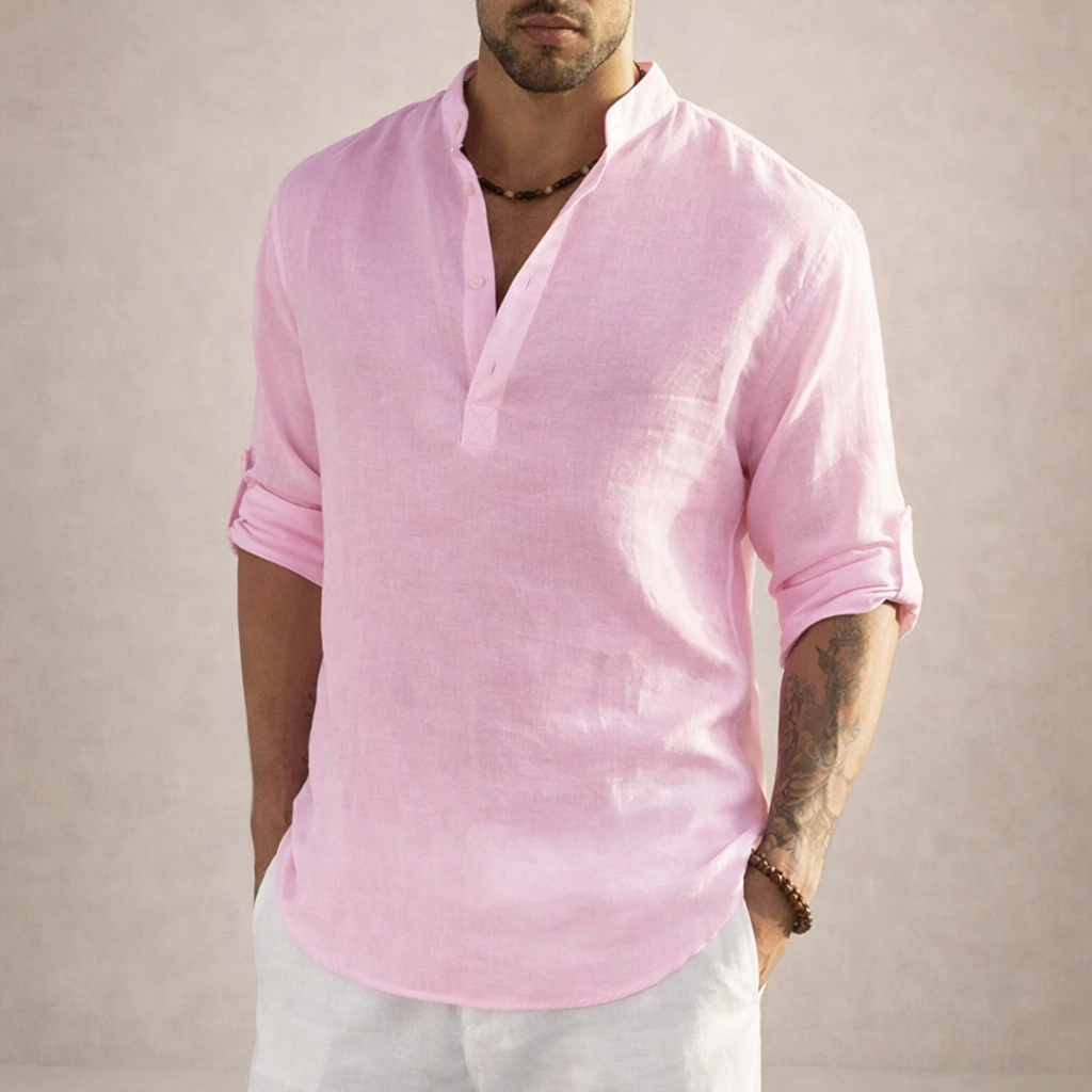 HUGO LAURENT™ | Stand Collar Shirt