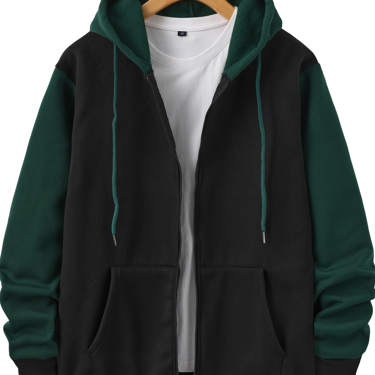 HUGO LAURENT™ | Colour-Block Zip-Up Hoodie