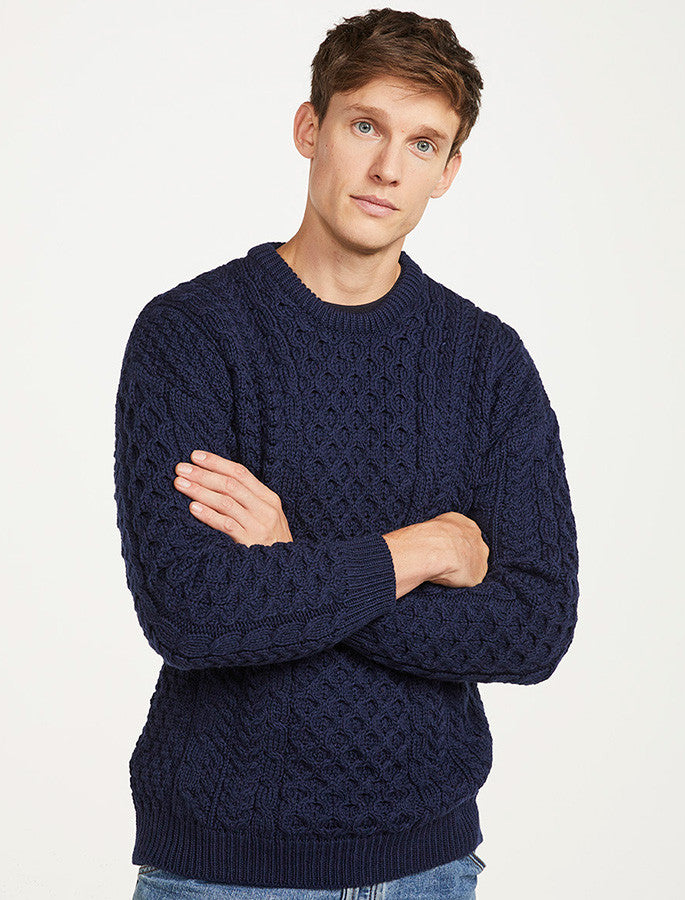 HUGO LAURENT™ | Merino Aran Sweater