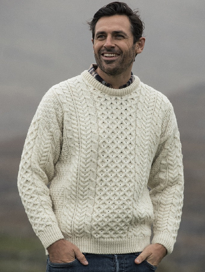 HUGO LAURENT™ | Merino Aran Sweater