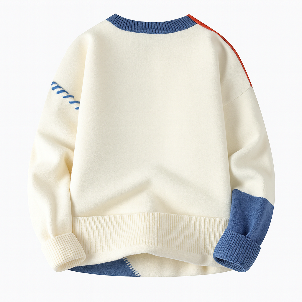 HUGO LAURENT | MEN'S PATCHWORK SWEATER