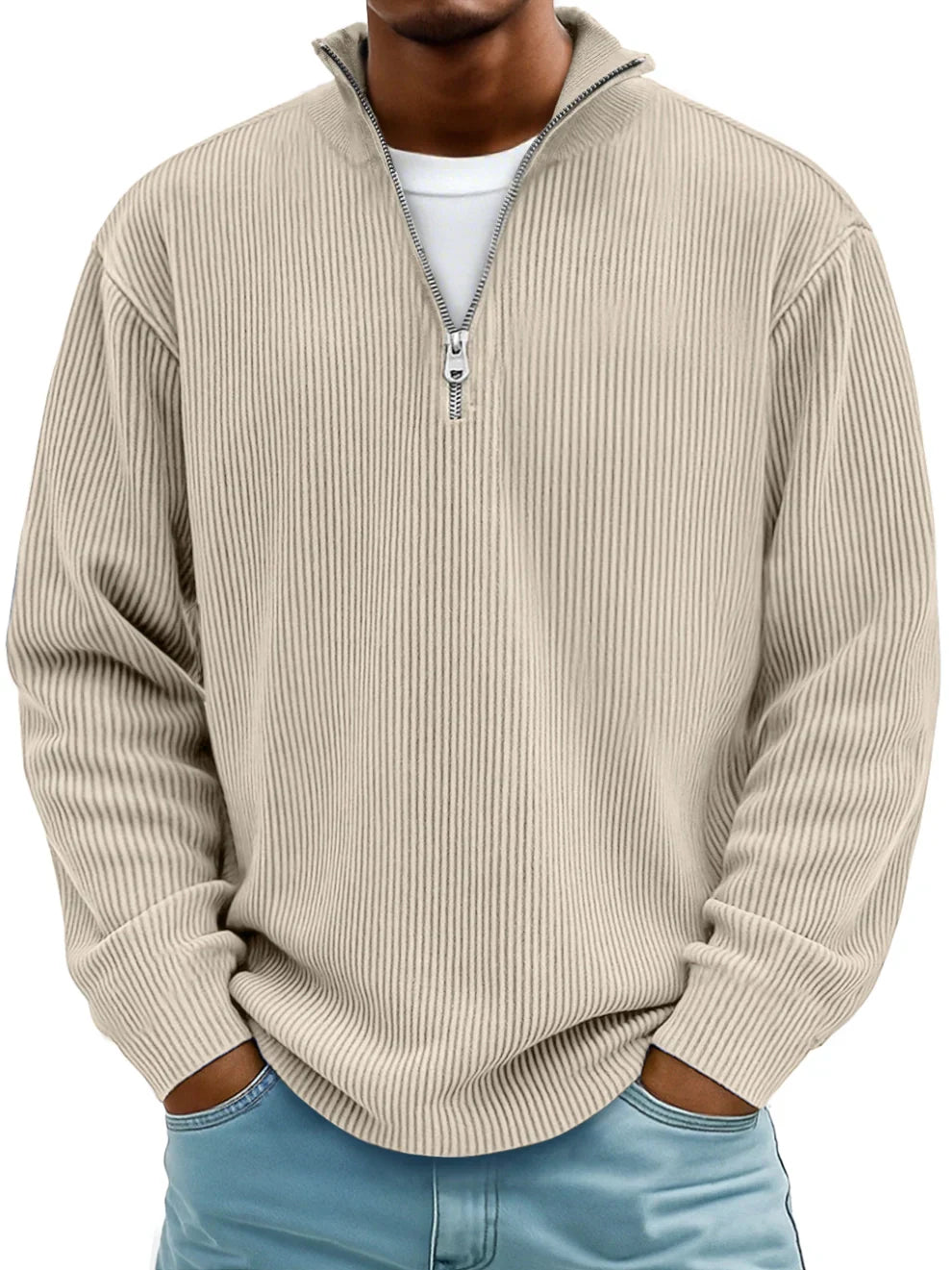 HUGO LAURENT | TRENDY ZIP SWEATER