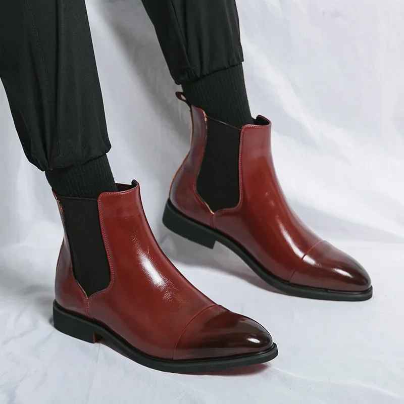 HUGO LAURENT™ | Calvino Leather Chelsea Boots