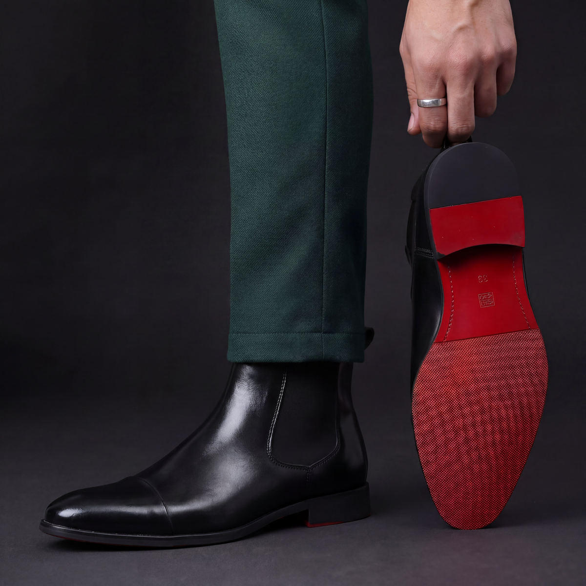 HUGO LAURENT™ | Calvino Leather Chelsea Boots