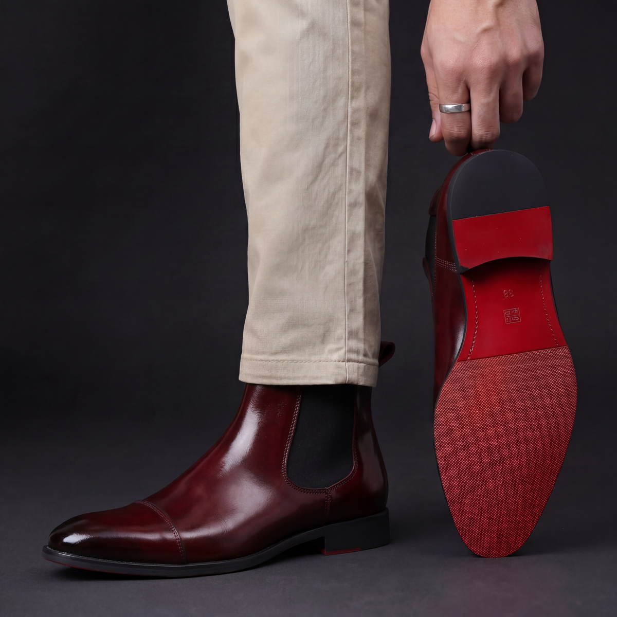 HUGO LAURENT™ | Calvino Leather Chelsea Boots