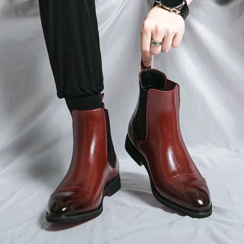 HUGO LAURENT™ | Calvino Leather Chelsea Boots