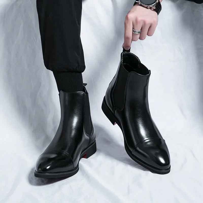 HUGO LAURENT™ | Calvino Leather Chelsea Boots