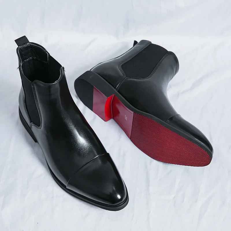 HUGO LAURENT™ | Calvino Leather Chelsea Boots