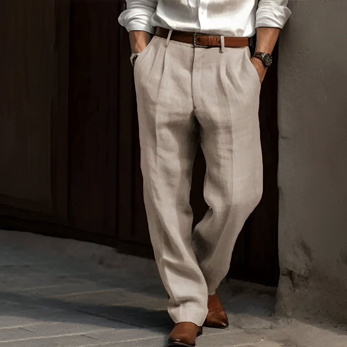 HUGO LAURENT™ | Retro Wide-Leg Trouser