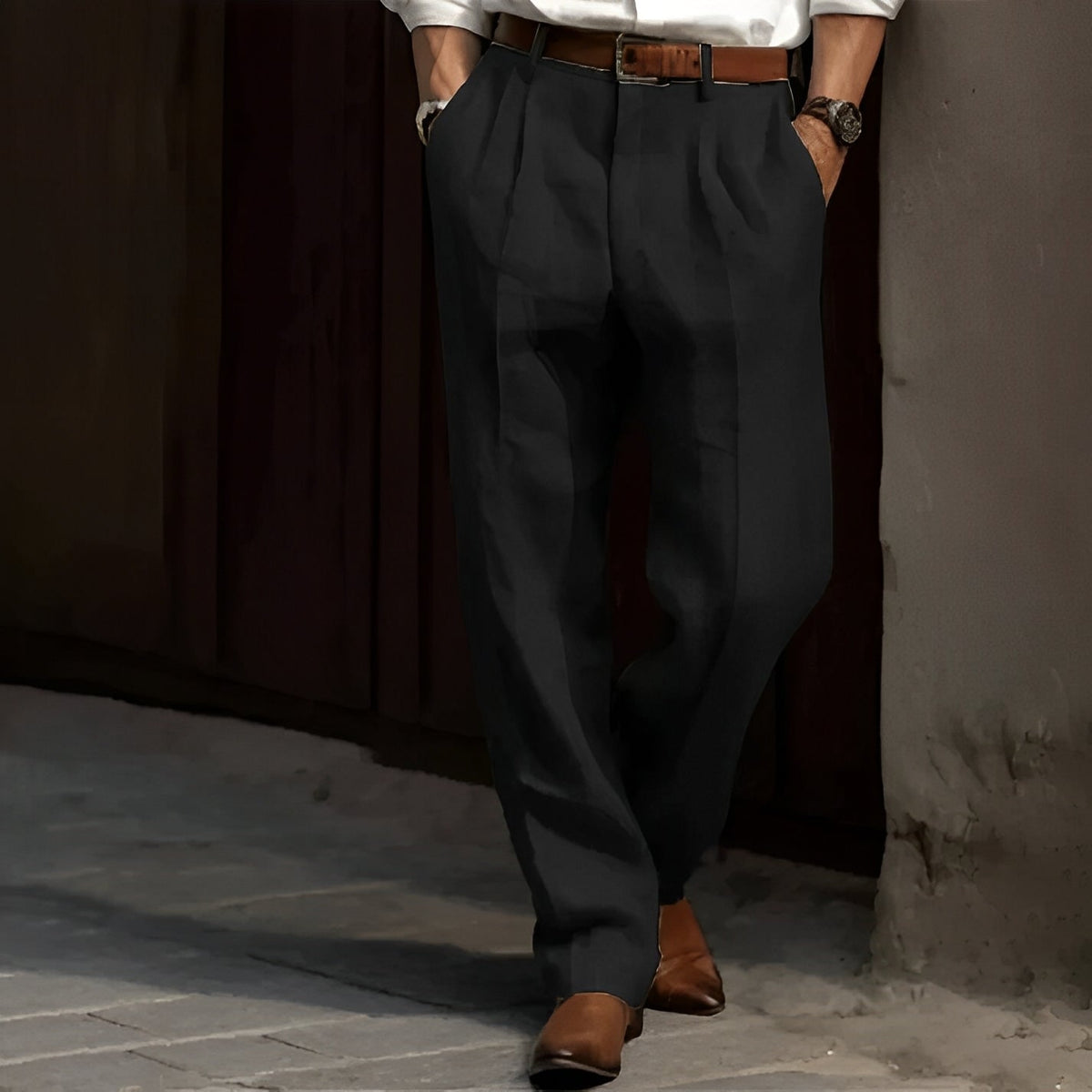 HUGO LAURENT™ | Retro Wide-Leg Trouser