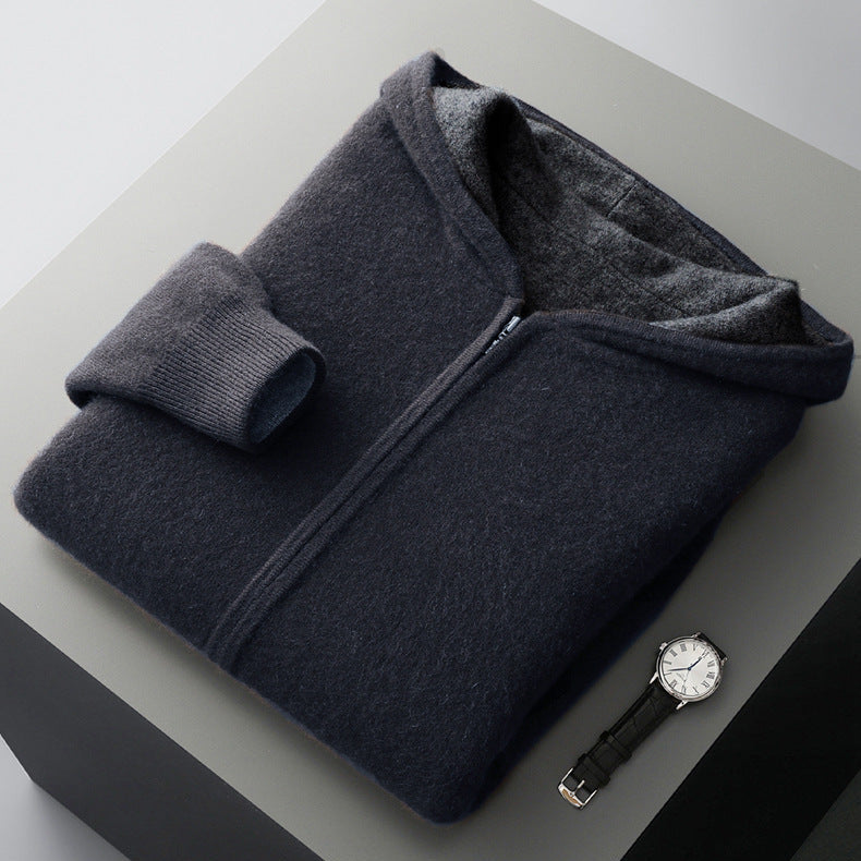 HUGO LAURENT™ | Napoli Reversible Cashmere Hoodie