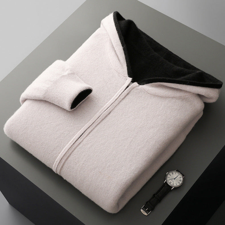 HUGO LAURENT™ | Napoli Reversible Cashmere Hoodie