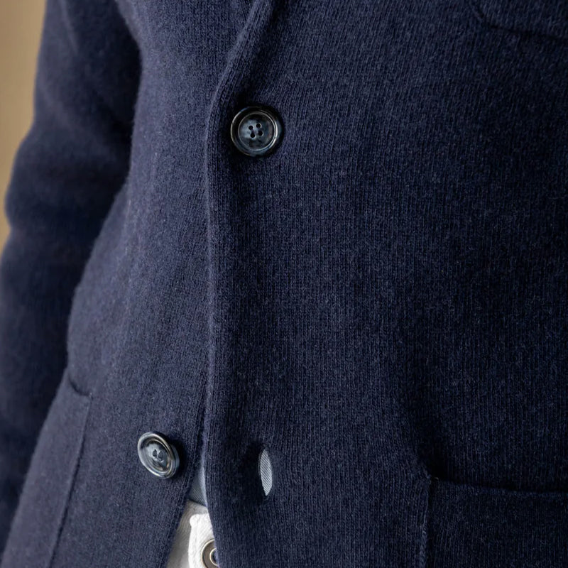 HUGO LAURENT™ | Men's Knitted Poly-Blend Jacket