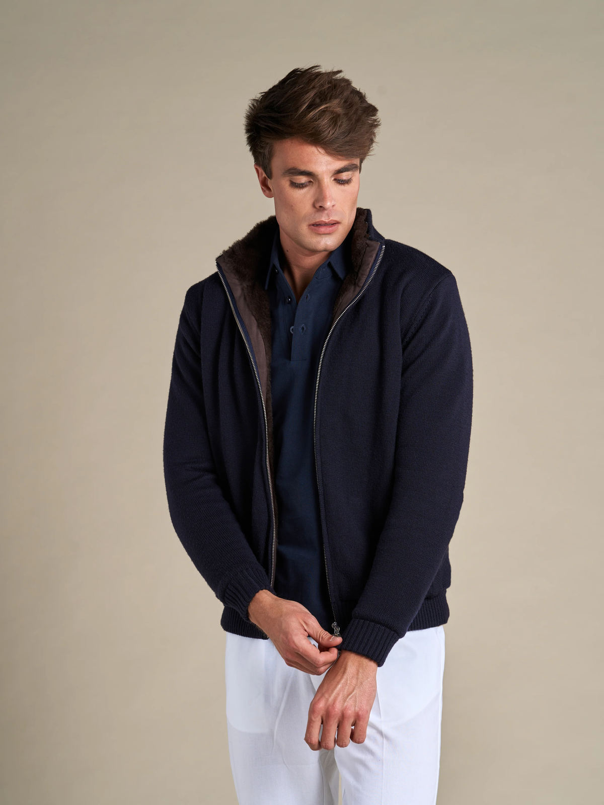 HUGO LAURENT™ | Full Fur Lined Cardigan